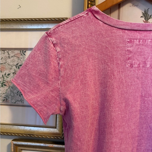 Frank & Eileen Theo Perfect Tee Heritage Jersey Mineral wash Pink XS - Picture 4 of 10